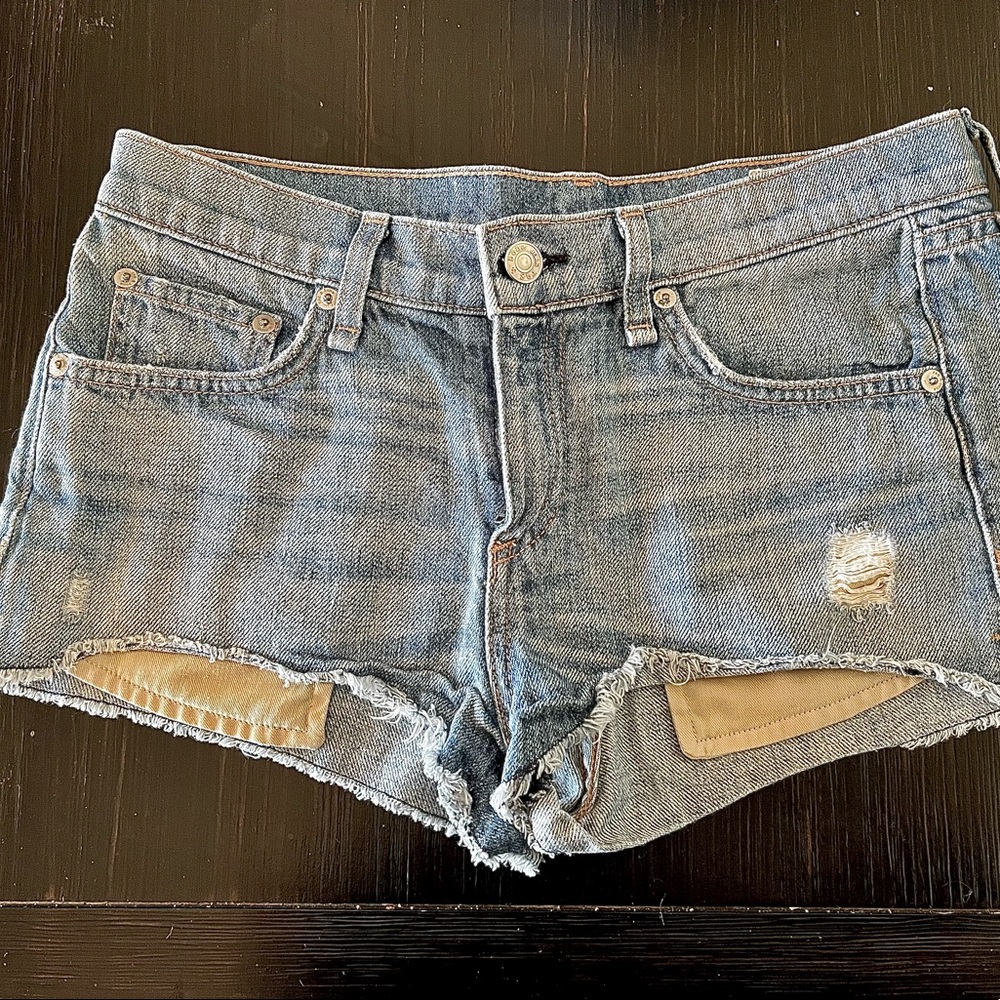 Rag & bone denim shorts size 25